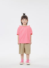T-Shirt / jnby by JNBY Bear-Ear Shoulder Short Sleeve T-Shirt
