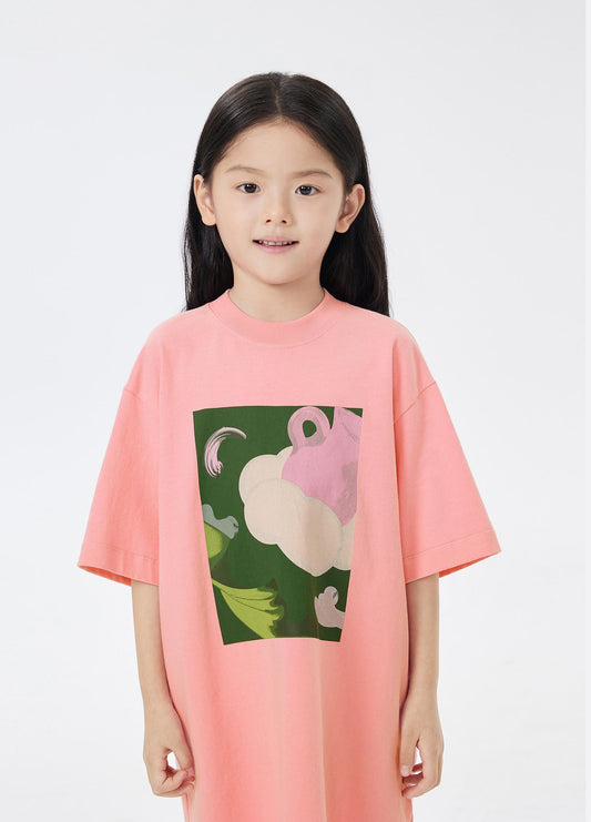 Dresses / jnby by JNBY Loose Fit Printed Short Sleeve Dress