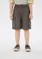 Shorts / jnby by JNBY Loose Fit Cotton-Linen Blended Shorts