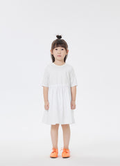 Dresses / jnby by JNBY Crewneck Jersey Patchwork Short Sleeve Dress