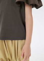 T-Shirt / jnby by JNBY Ruffled Shoulder Short Sleeve T-Shirt