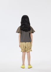 T-Shirt / jnby by JNBY Ruffled Shoulder Short Sleeve T-Shirt