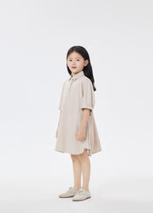 Dresses / jnby by JNBY Solid Shirt Style Short Sleeve Dress