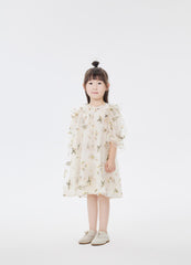 Dresses / jnby by JNBY Full Floral Print Short Sleeve Gauze Dress