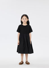Dresses / jnby by JNBY Patchwork Short Sleeve Dress