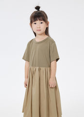 Dresses / jnby by JNBY Patchwork Short Sleeve Dress