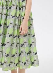 Dress / jnby by JNBY Floral Print A-Line Sleeveless Dress