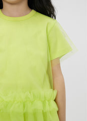 T-Shirt / jnby by JNBY Mesh Stacked Short-Sleeved Girls' T-Shirt