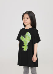 Dress / jnby by JNBY Round Neck Loose Fit Short Sleeve Girls' Dress