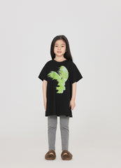 Dress / jnby by JNBY Round Neck Loose Fit Short Sleeve Girls' Dress