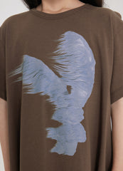 Dress / jnby by JNBY Round Neck Loose Fit Short Sleeve Girls' Dress