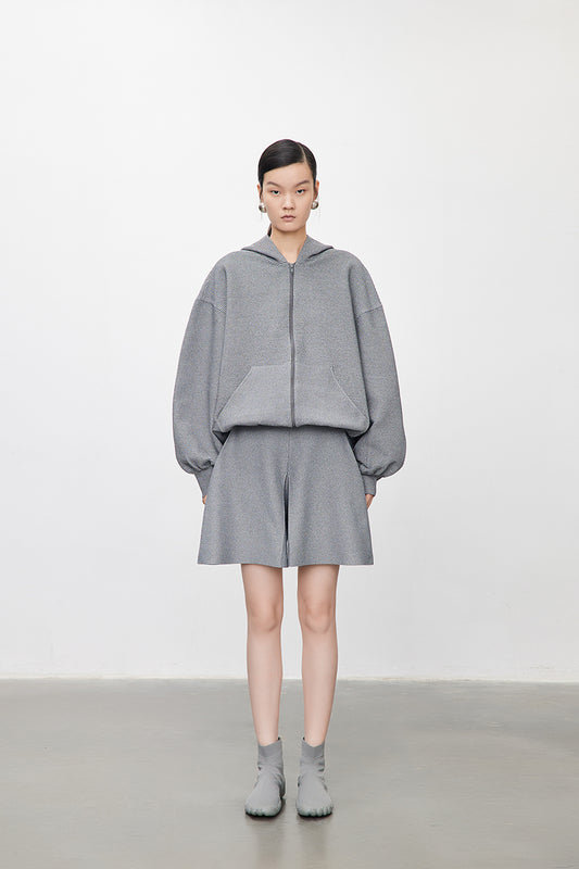 Sweater / JNBY Relaxed Hooded Cardigan