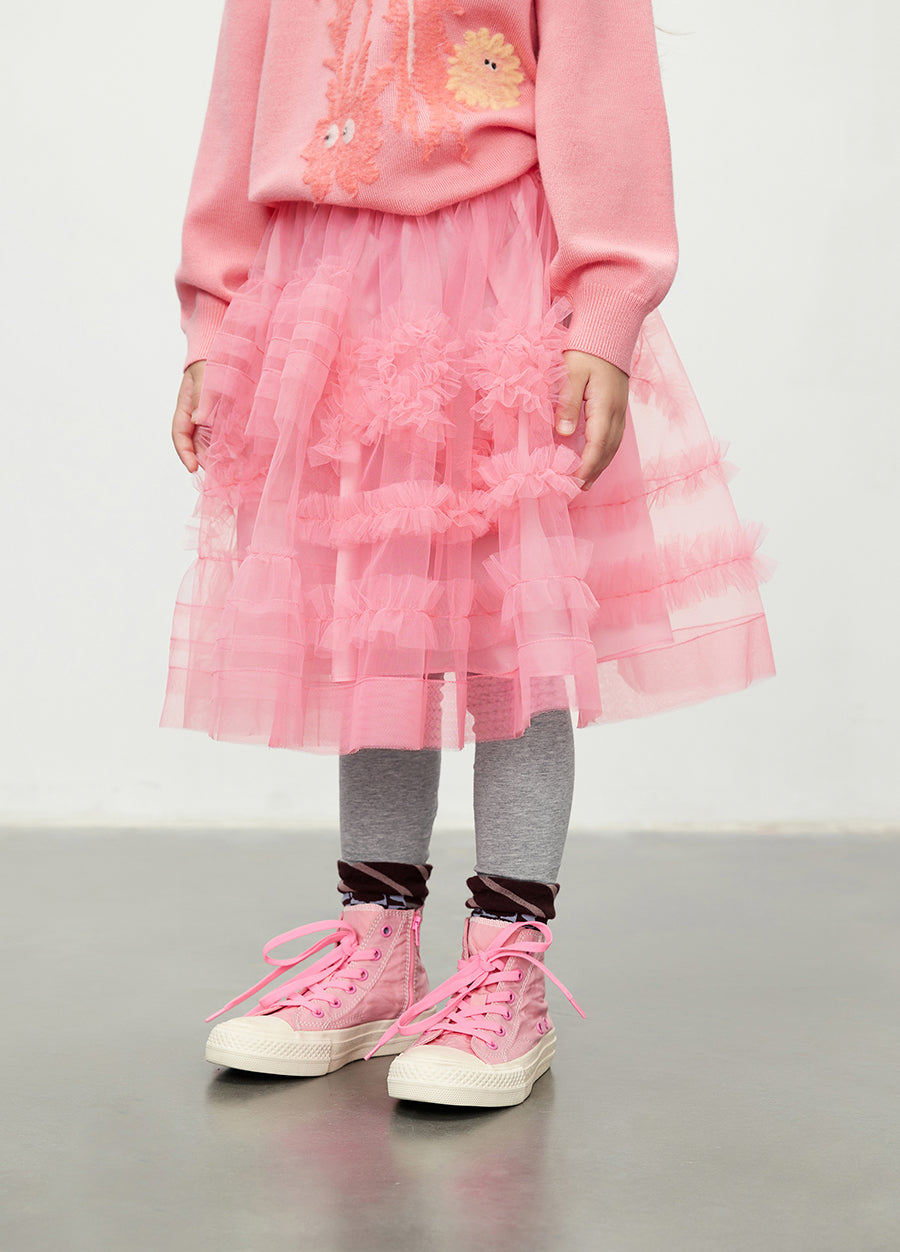 Skirt / jnby by JNBY Tulle-panels Skirt