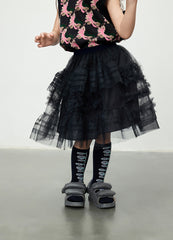 Skirt / jnby by JNBY Tulle-panels Skirt