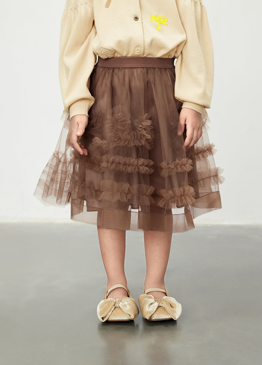 Skirt / jnby by JNBY Tulle-panels Skirt