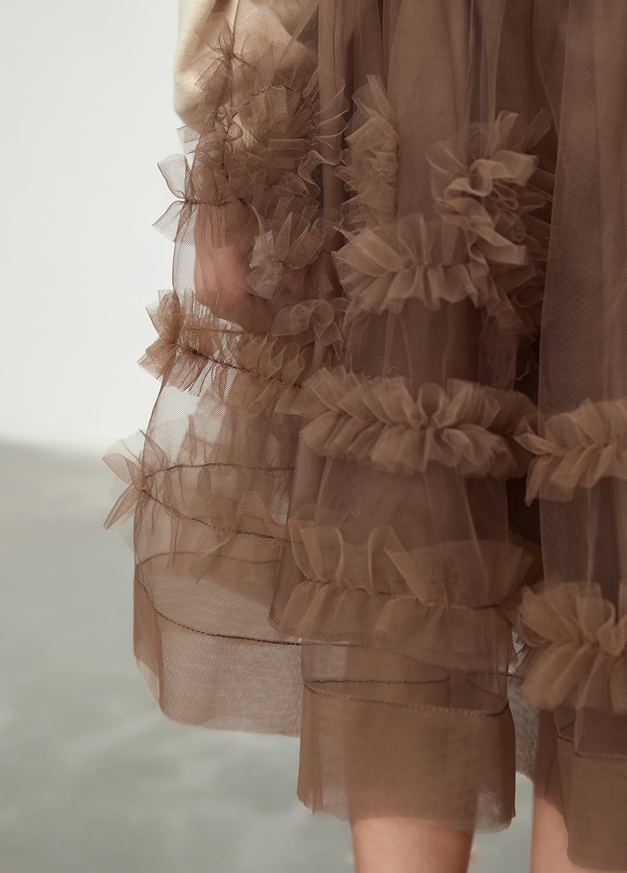 Skirt / jnby by JNBY Tulle-panels Skirt