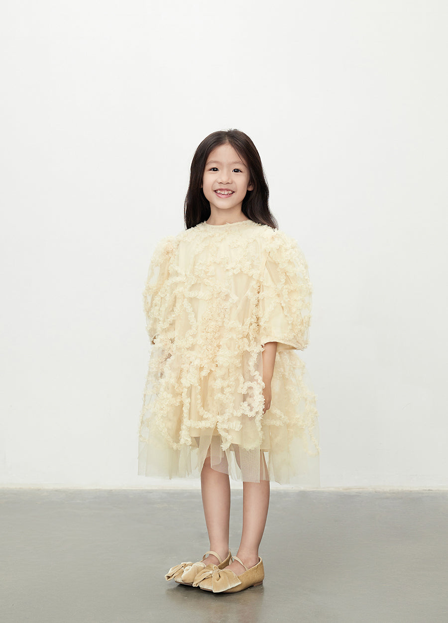 Dress / jnby by JNBY Oversized Pleated Party Dress