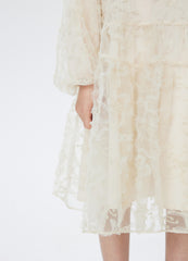 Dresses/jnby by JNBY H-line Pleated Long-sleeved Dresses