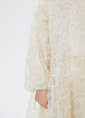 Dresses/jnby by JNBY H-line Pleated Long-sleeved Dresses