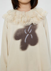 T-Shirt / jnby by JNBY Cotton Lace Long-sleeve T-Shirt