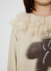 T-Shirt / jnby by JNBY Cotton Lace Long-sleeve T-Shirt