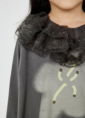 T-Shirt / jnby by JNBY Cotton Lace Long-sleeve T-Shirt