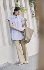 Shirt / JNBY Sleeveless Shirt with Chinese Button Closure