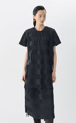 Skirt / JNBY Textured Pleated Midi Skirt