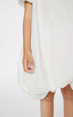 Dress / jnby by JNBY Bubble Girl Pleated Cotton Blend Dress