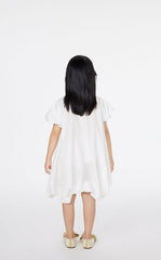 Dress / jnby by JNBY Bubble Girl Pleated Cotton Blend Dress