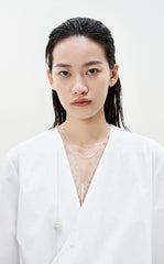 Shirt / LESS Chinese-Inspired Cotton Long-Sleeve Shirt