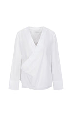 Shirt / LESS Chinese-Inspired Cotton Long-Sleeve Shirt