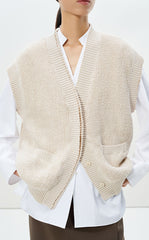 Shirt / LESS Supima Cotton V-Neck Long-Sleeve Shirt