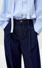 Shirt / LESS Supima Cotton V-Neck Long-Sleeve Shirt