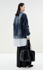 Coat / LESS Oversized Denim Jacket