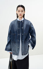 Coat / LESS Oversized Denim Jacket