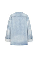 Coat / LESS Loose Fit Decorative Tie Denim Jacket