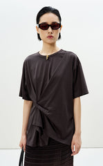 T-Shirt / LESS Crinkled Cotton Tee