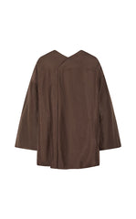 Jacket / LESS Linen-Silk Tie Jacket