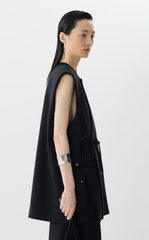 Vest / JNBY Wool-Silk Twist Detail Midi Vest