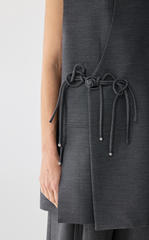 Vest / JNBY Twist Knot Lyocell Mid-Length Vest