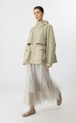 Skirt / JNBY A-Line Tulle Maxi Skirt- 2-in-1 Design