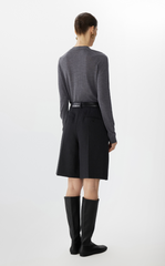 Sweater / JNBY Wool-Cashmere Silk Blend Cropped V-Neck Cardigan