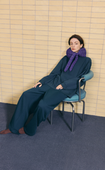 Neck Pillow / JNBYHOME Cotton-Poly Plaid Jacquard Neck Pillow