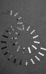 Sweatshirt / JNBY Embellished Snake Metallic Sweatshirt