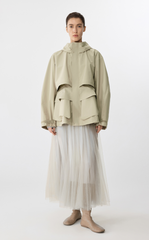 Skirt / JNBY A-Line Tulle Maxi Skirt- 2-in-1 Design