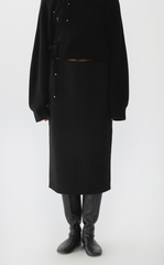 Skirt / JNBY Stretch Polyester Midi Skirt