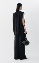 Vest / JNBY Wool-Silk Twist Detail Midi Vest