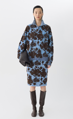 Skirt / JNBY Cotton Blend Floral Midi Skirt