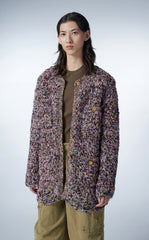 Sweater / JNBY Relaxed V-neck Alpaca-blend Wool Cardigan